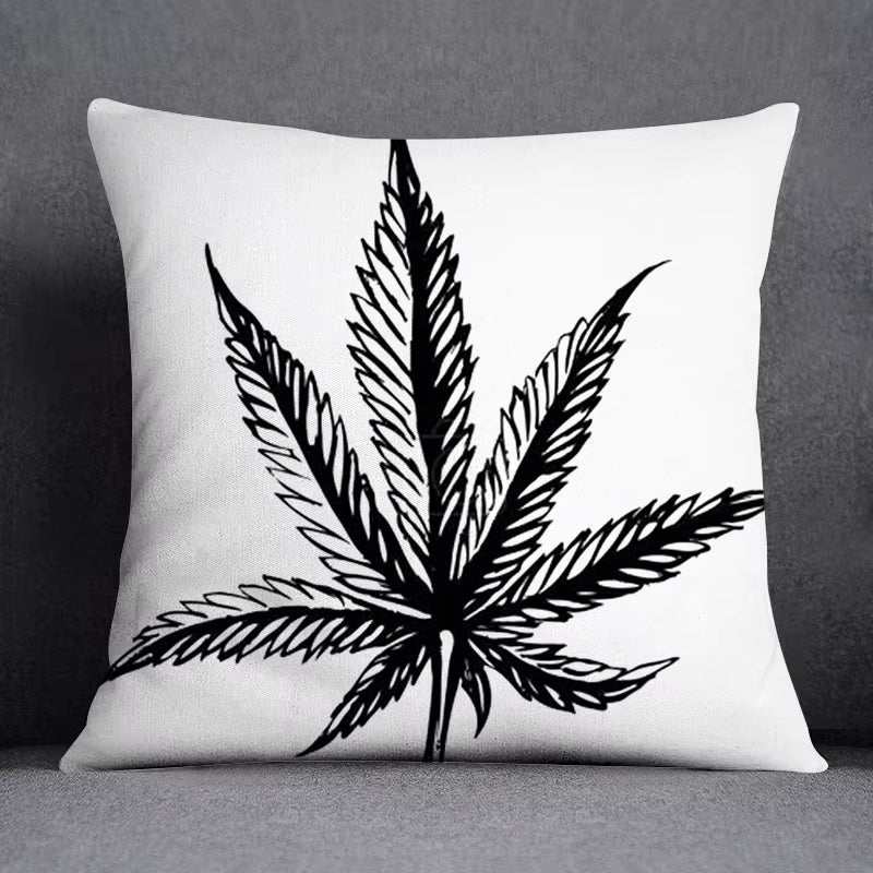 45*45 Cm Bob Weed Asaba ASABA Theme Pillow Set Decoration Green Leaf Throw as Home Box
