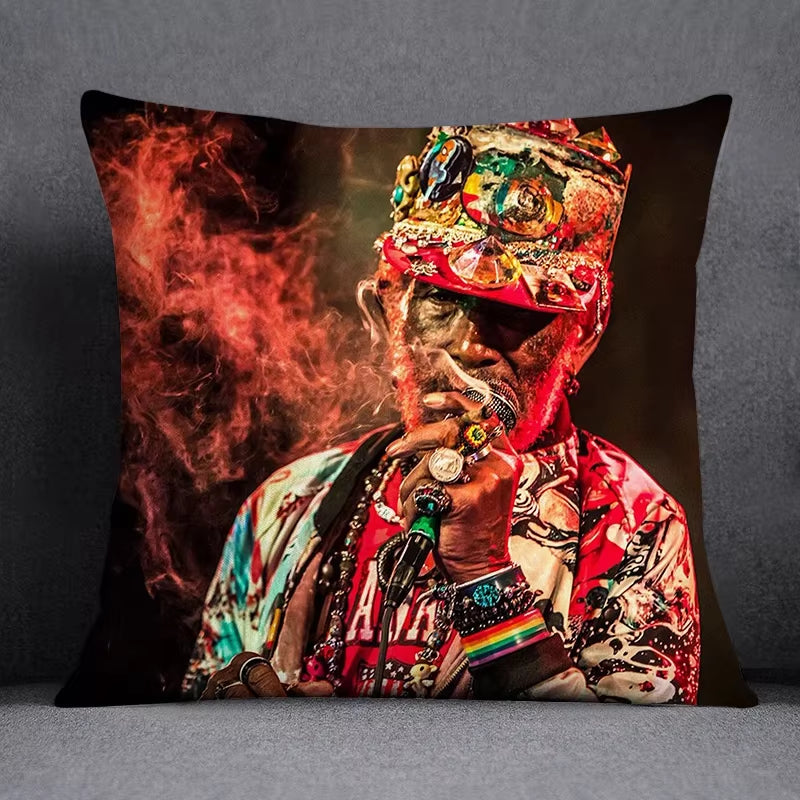 45*45 Cm Bob Weed Asaba ASABA Theme Pillow Set Decoration Green Leaf Throw as Home Box