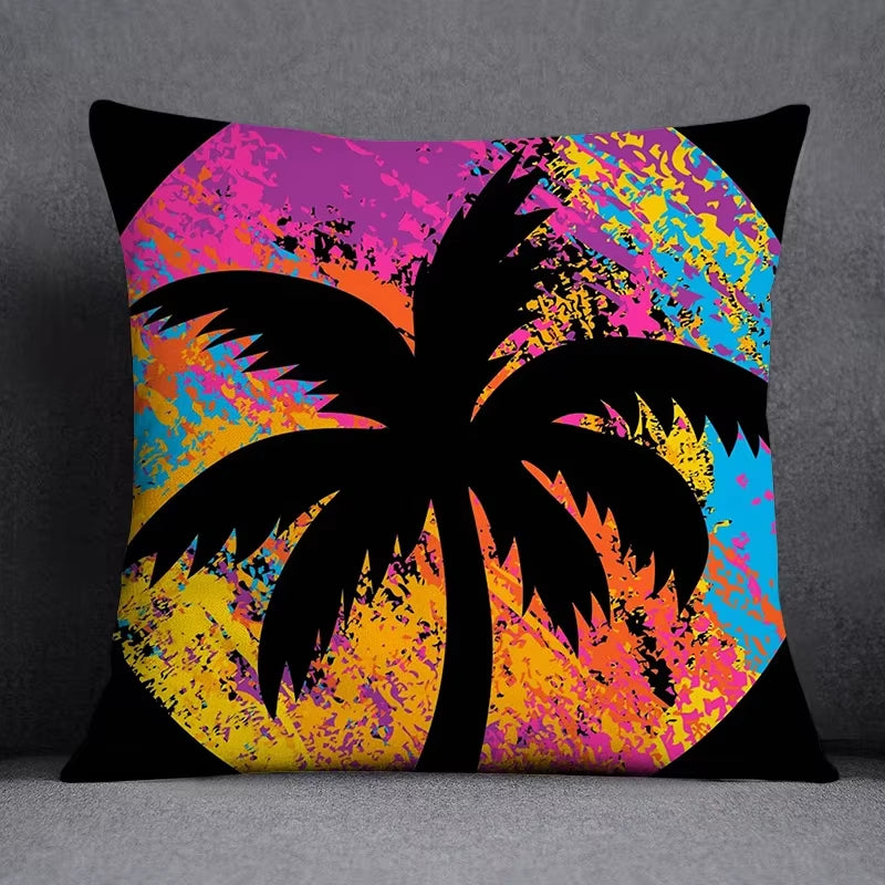 45*45 Cm Bob Weed Asaba ASABA Theme Pillow Set Decoration Green Leaf Throw as Home Box