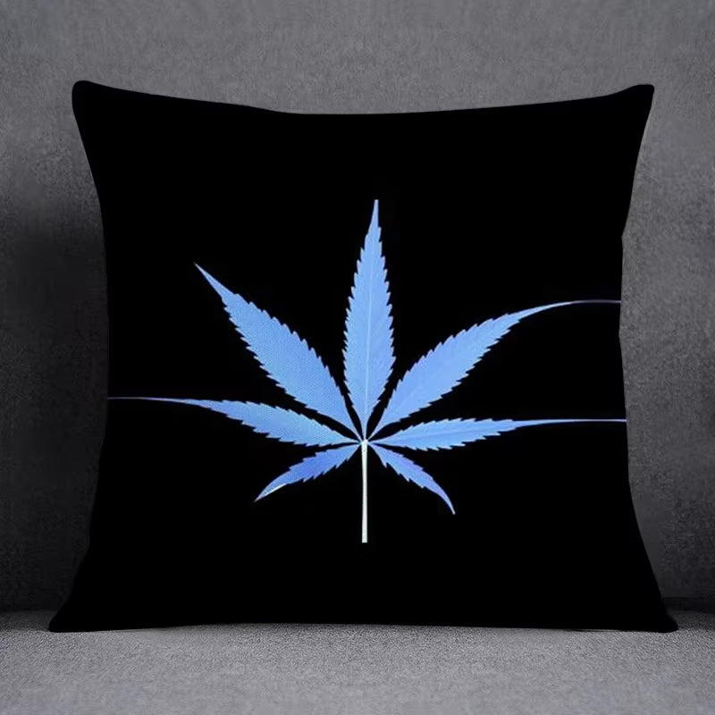 45*45 Cm Bob Weed Asaba ASABA Theme Pillow Set Decoration Green Leaf Throw as Home Box