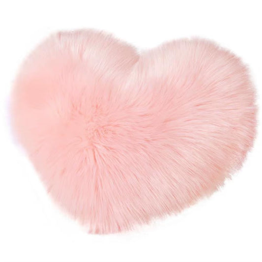 Pillow Doll Soft Texture Wide Application PP Cotton Decorative Heart Shaped Sofa Cushion Pillow for Bedroom Household Supplies