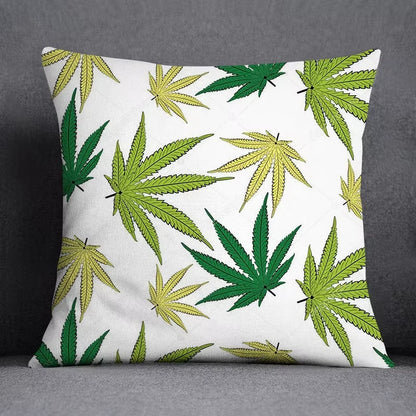 45*45 Cm Bob Weed Asaba ASABA Theme Pillow Set Decoration Green Leaf Throw as Home Box
