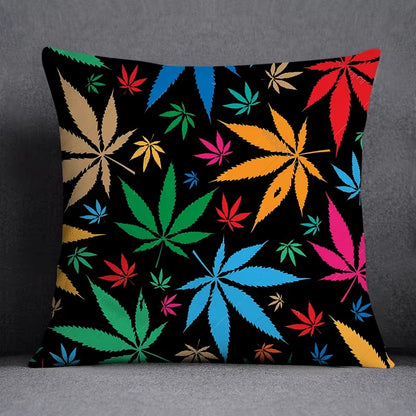 45*45 Cm Bob Weed Asaba ASABA Theme Pillow Set Decoration Green Leaf Throw as Home Box