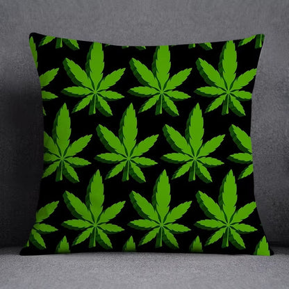 45*45 Cm Bob Weed Asaba ASABA Theme Pillow Set Decoration Green Leaf Throw as Home Box