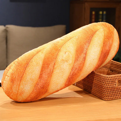 French Bread Plush Pillow: The Softest Baguette Buddy for Snuggles and Naps!