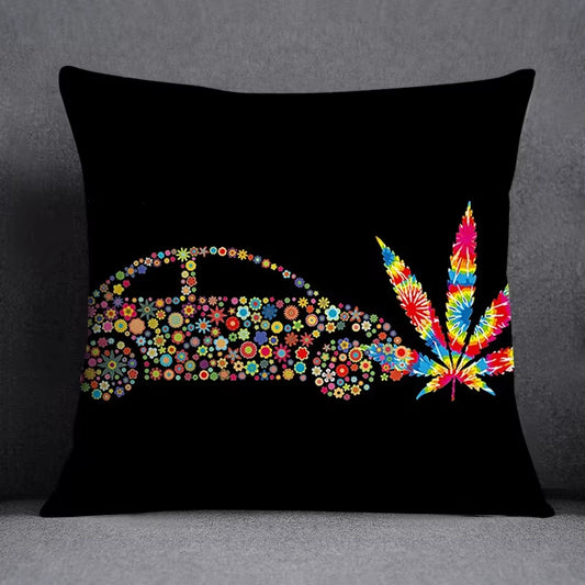 45*45 Cm Bob Weed Asaba ASABA Theme Pillow Set Decoration Green Leaf Throw as Home Box